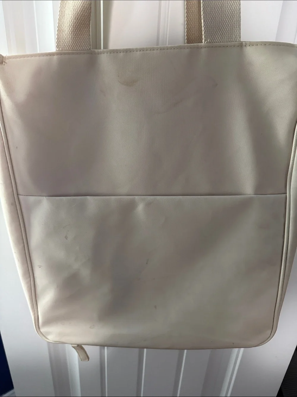 BEIS Cream East to West Tote